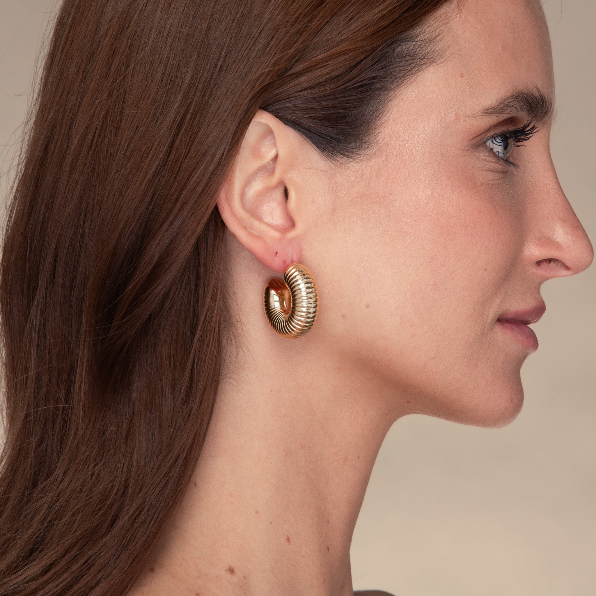 Leila Statement Tube Earrings - Camile & Stone