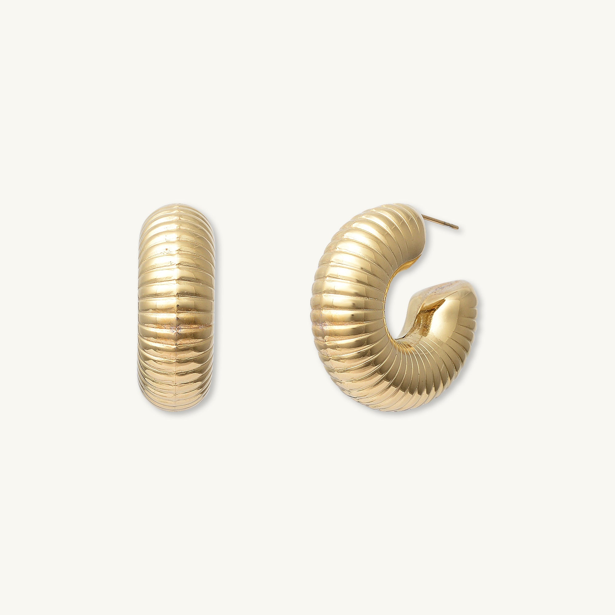 Leila Statement Tube Earrings - Camile & Stone