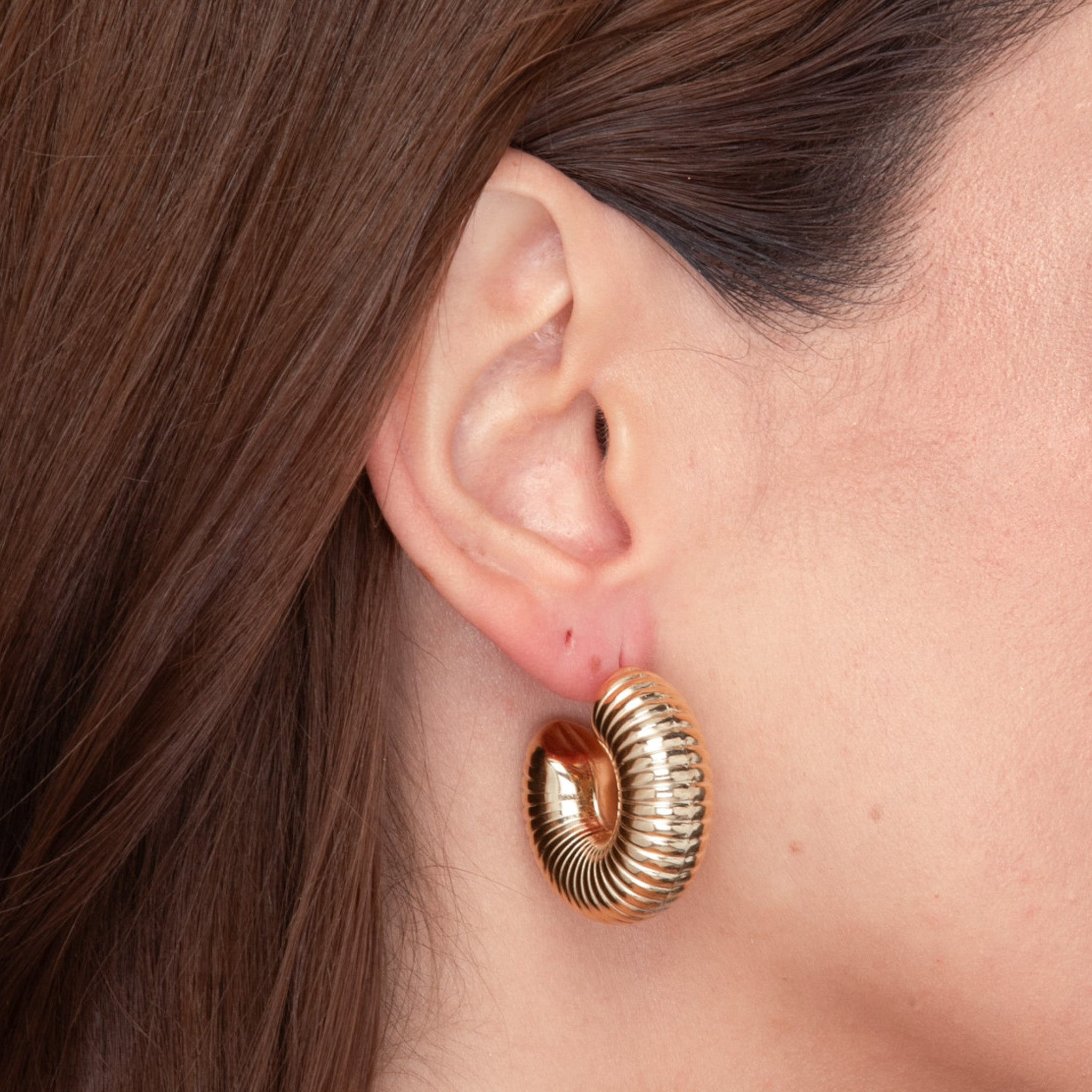 Leila Statement Tube Earrings - Camile & Stone
