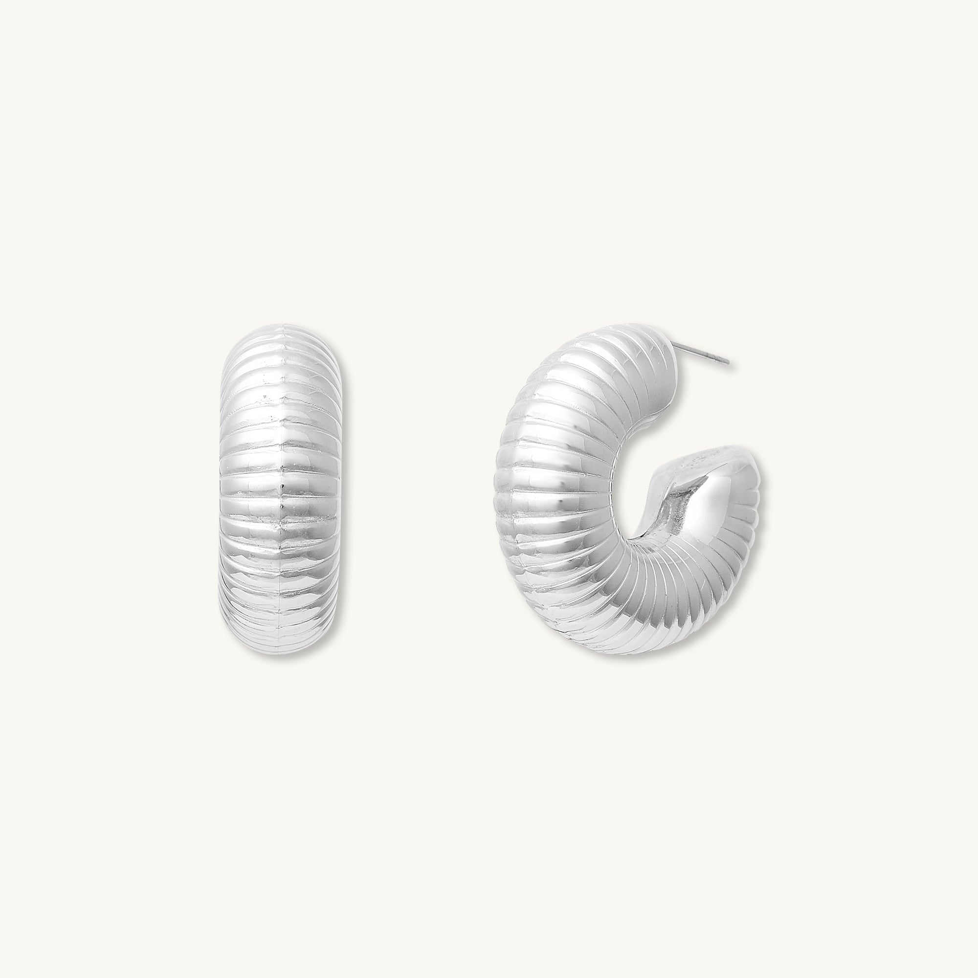 Leila Statement Tube Earrings - Camile & Stone