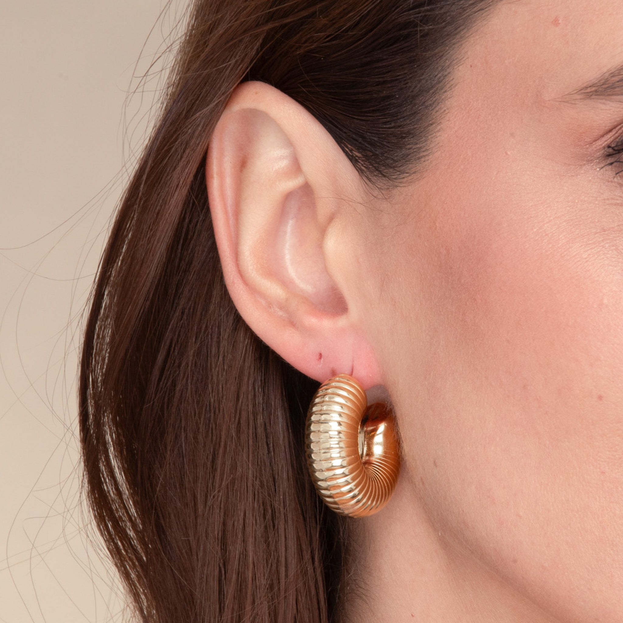 Leila Statement Tube Earrings - Camile & Stone