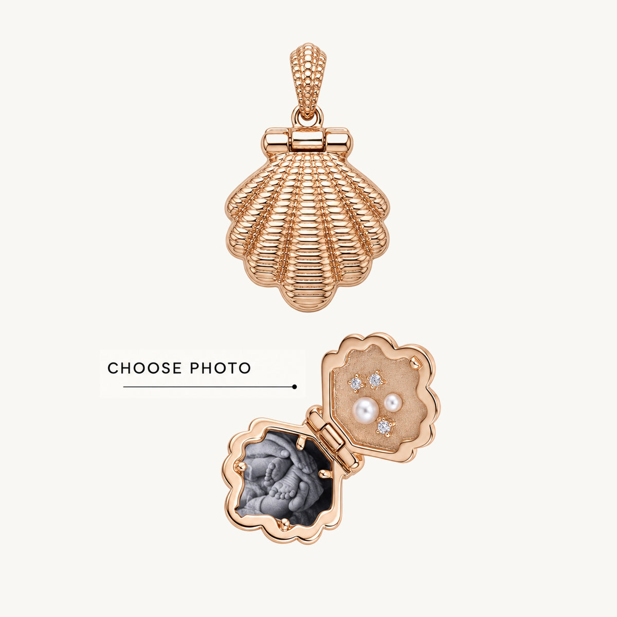 Little Treasures Mermaid Photo Locket Pendant