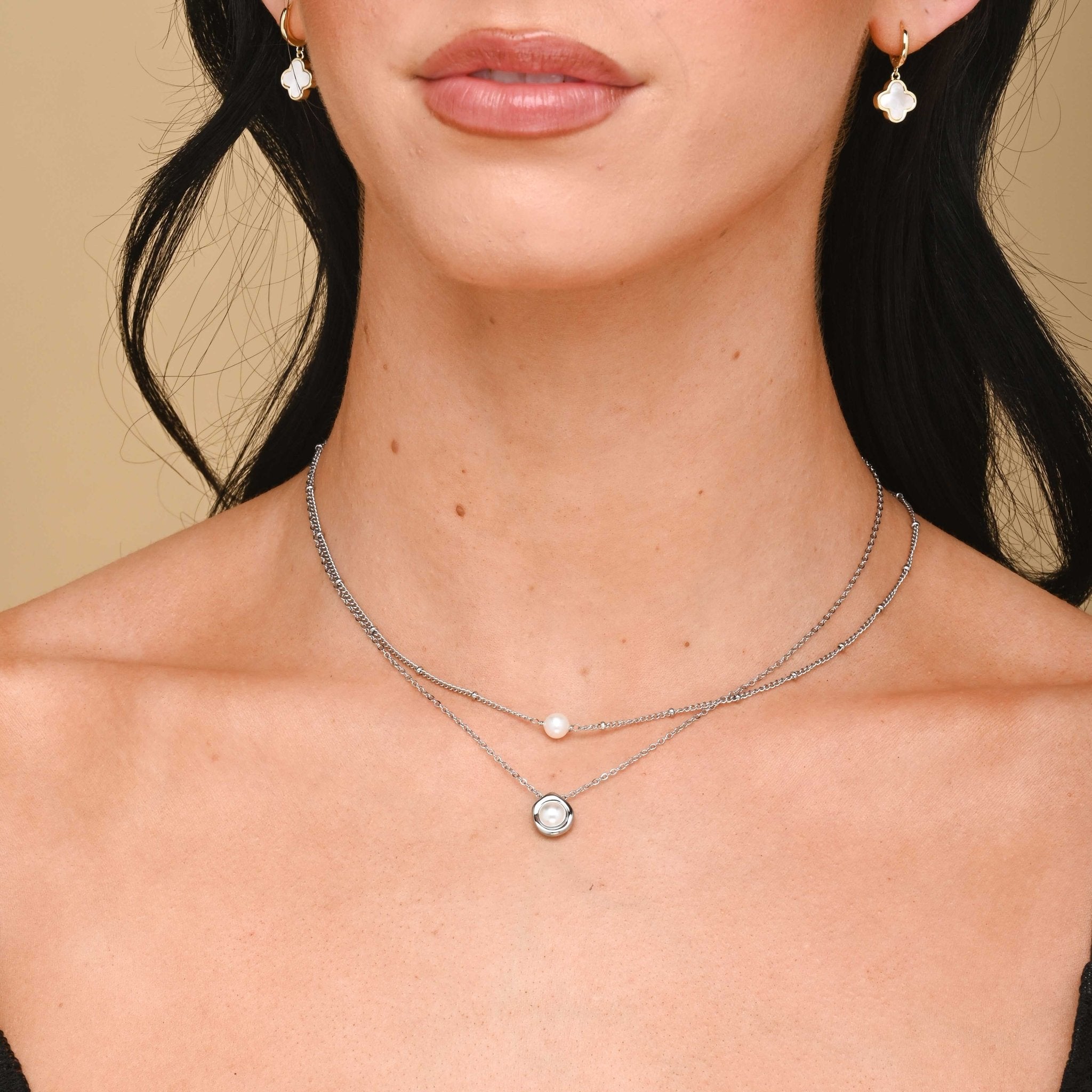 Pearl Halo Necklace - Camile & Stone