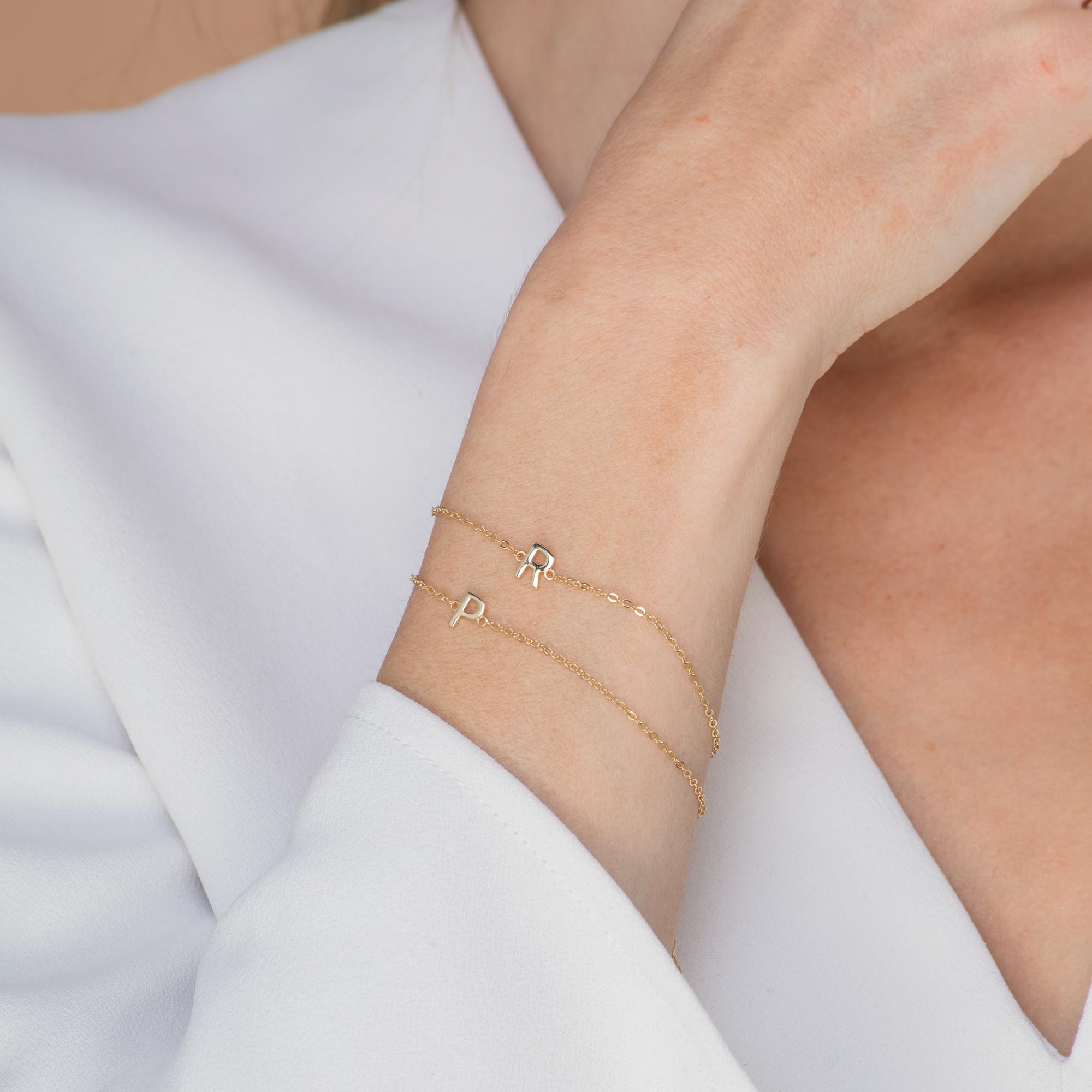 The Original Initial Letter Bracelet - Camile & Stone