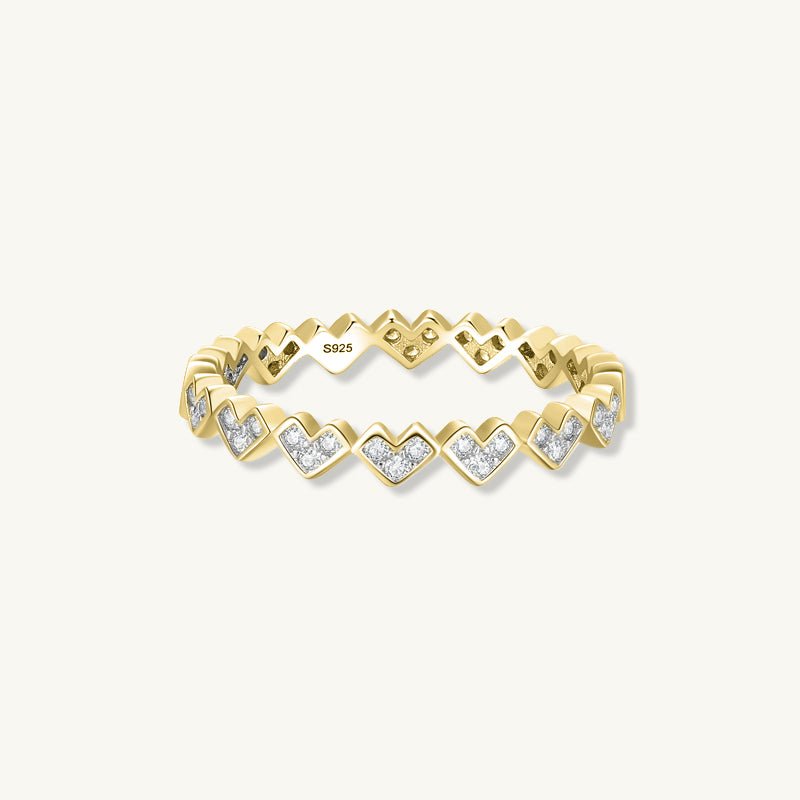 The Vivian Heart Sapphire Engagement Ring - Camile & Stone