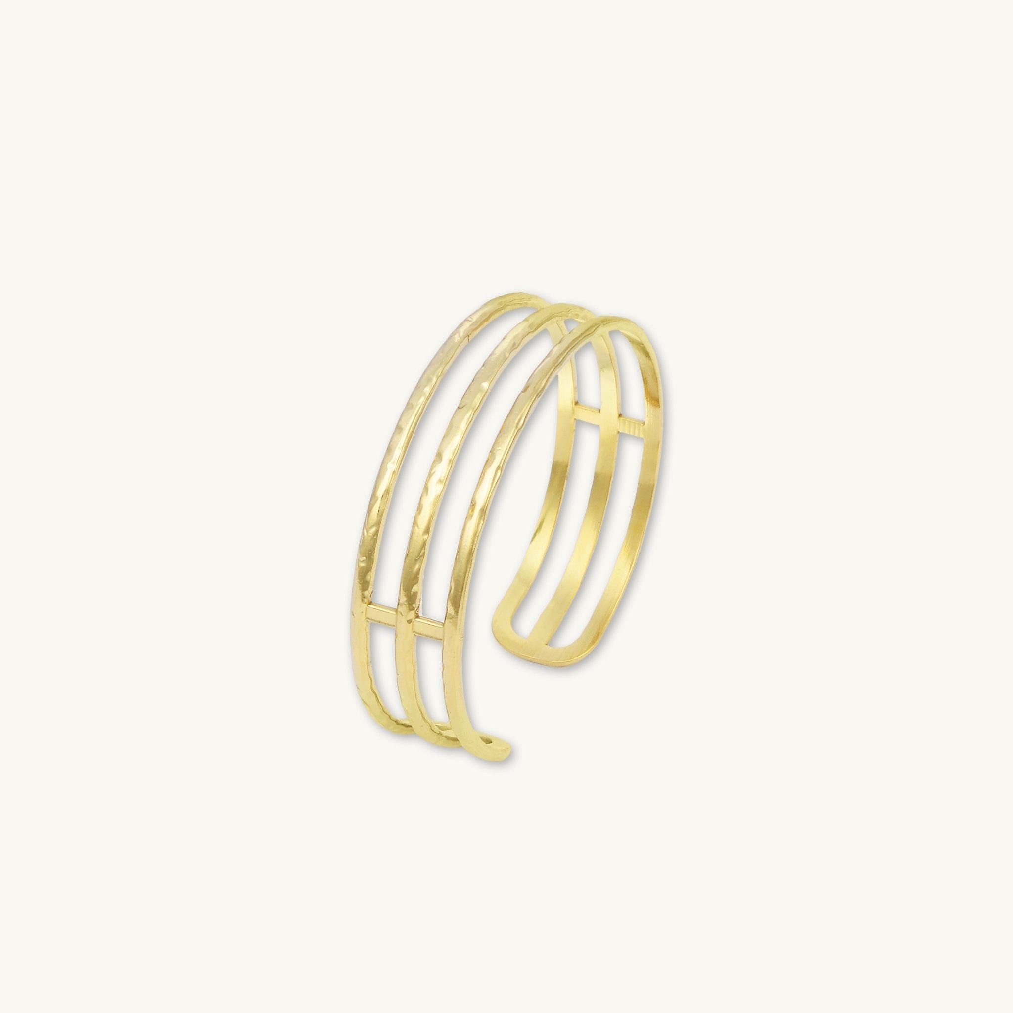 Triple Open Cuff Statement Bangle - Camile & Stone