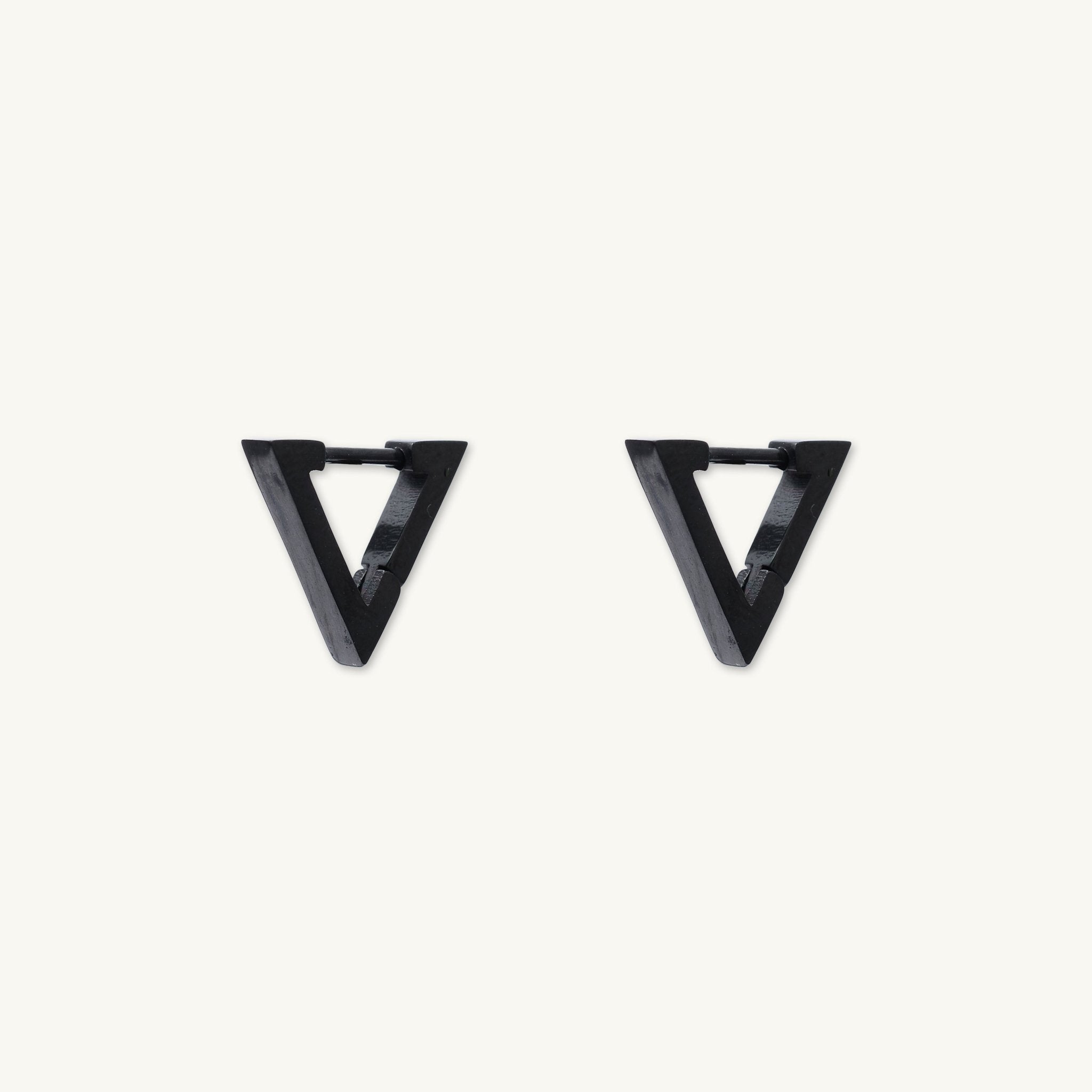 Unisex Triangle Hoop Earrings - Camile & Stone