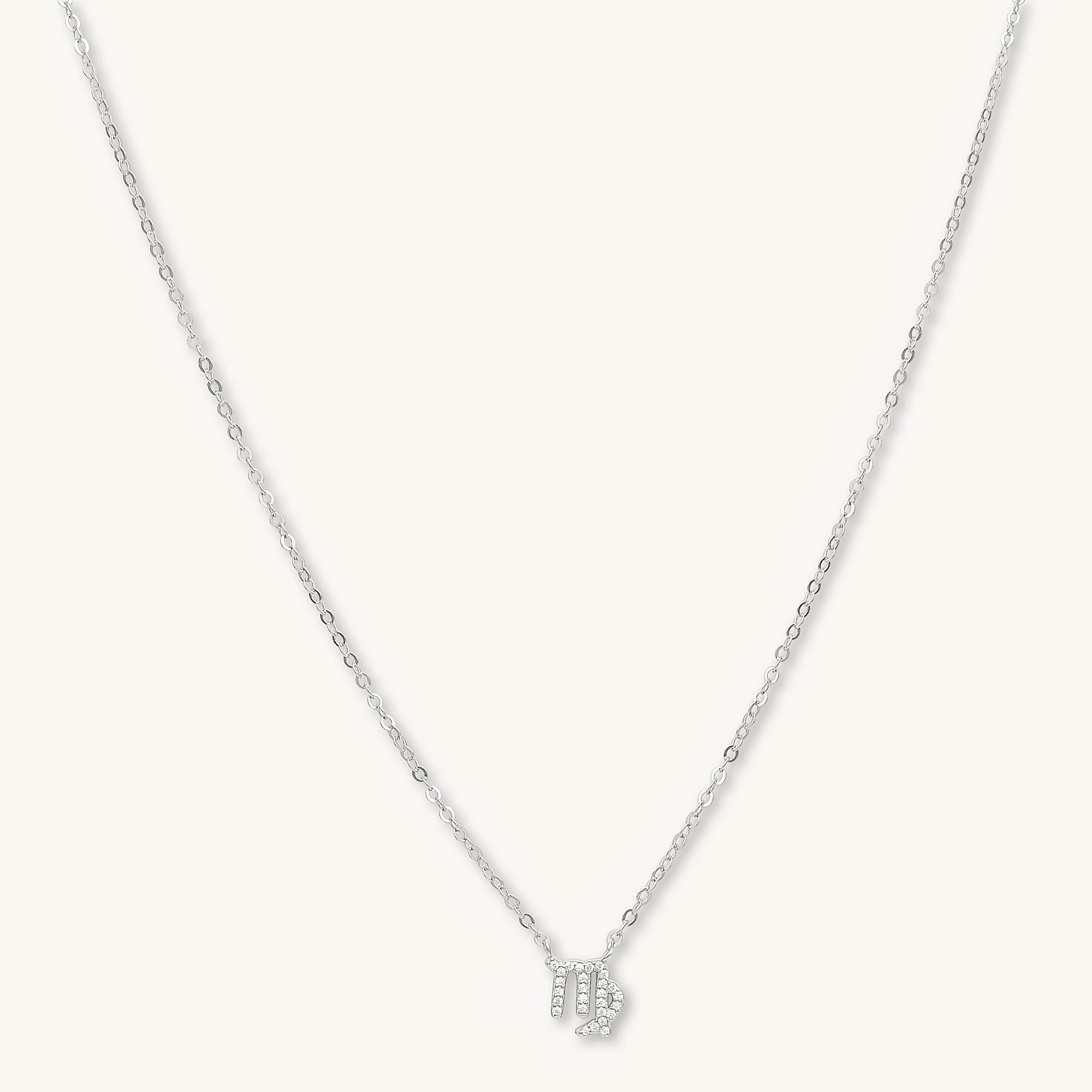 Virgo Sapphire Charm Zodiac Star Sign Necklace - Camile & Stone
