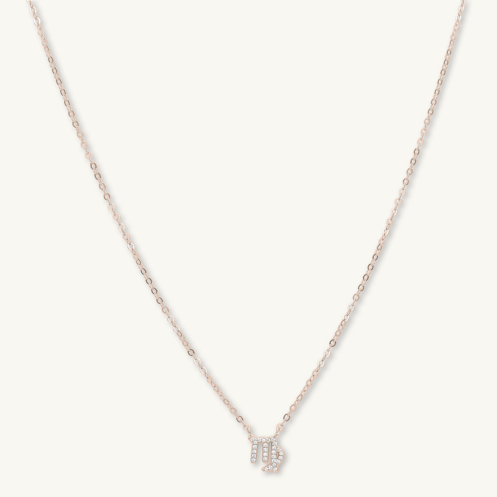Virgo Sapphire Charm Zodiac Star Sign Necklace - Camile & Stone