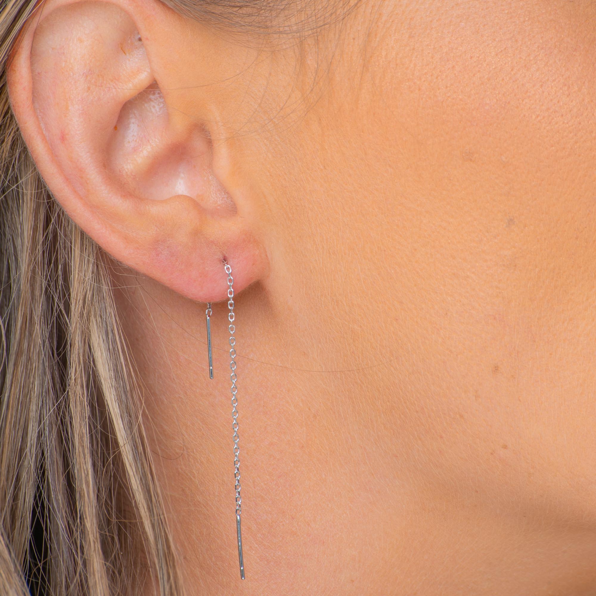 Classic Threader Chain Earrings