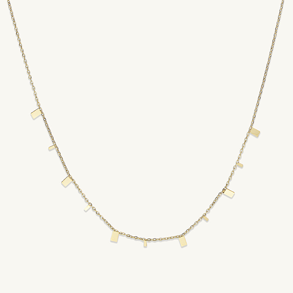 Square Layering Chain Necklace