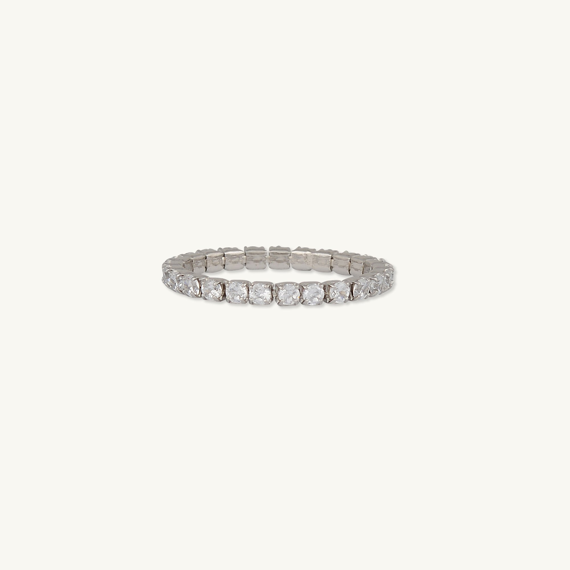 Tennis Eternity Sapphire Ring