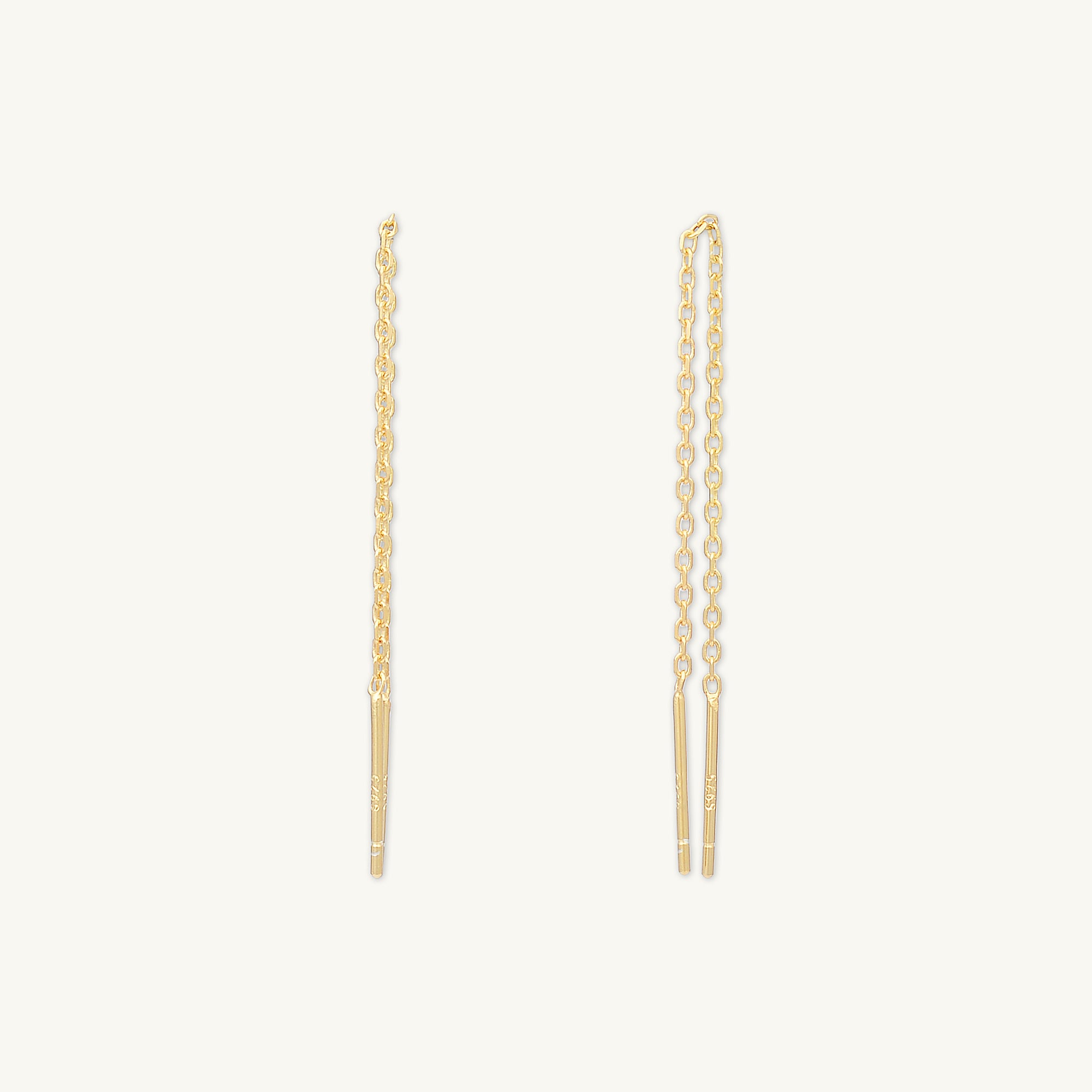 Classic Threader Chain Earrings