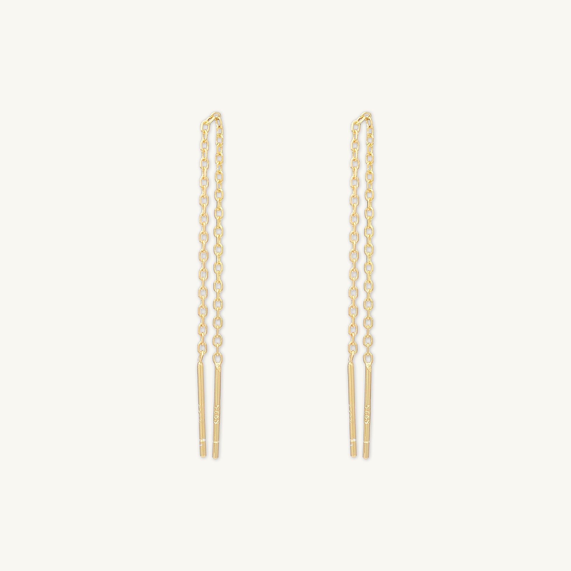 Classic Threader Chain Earrings