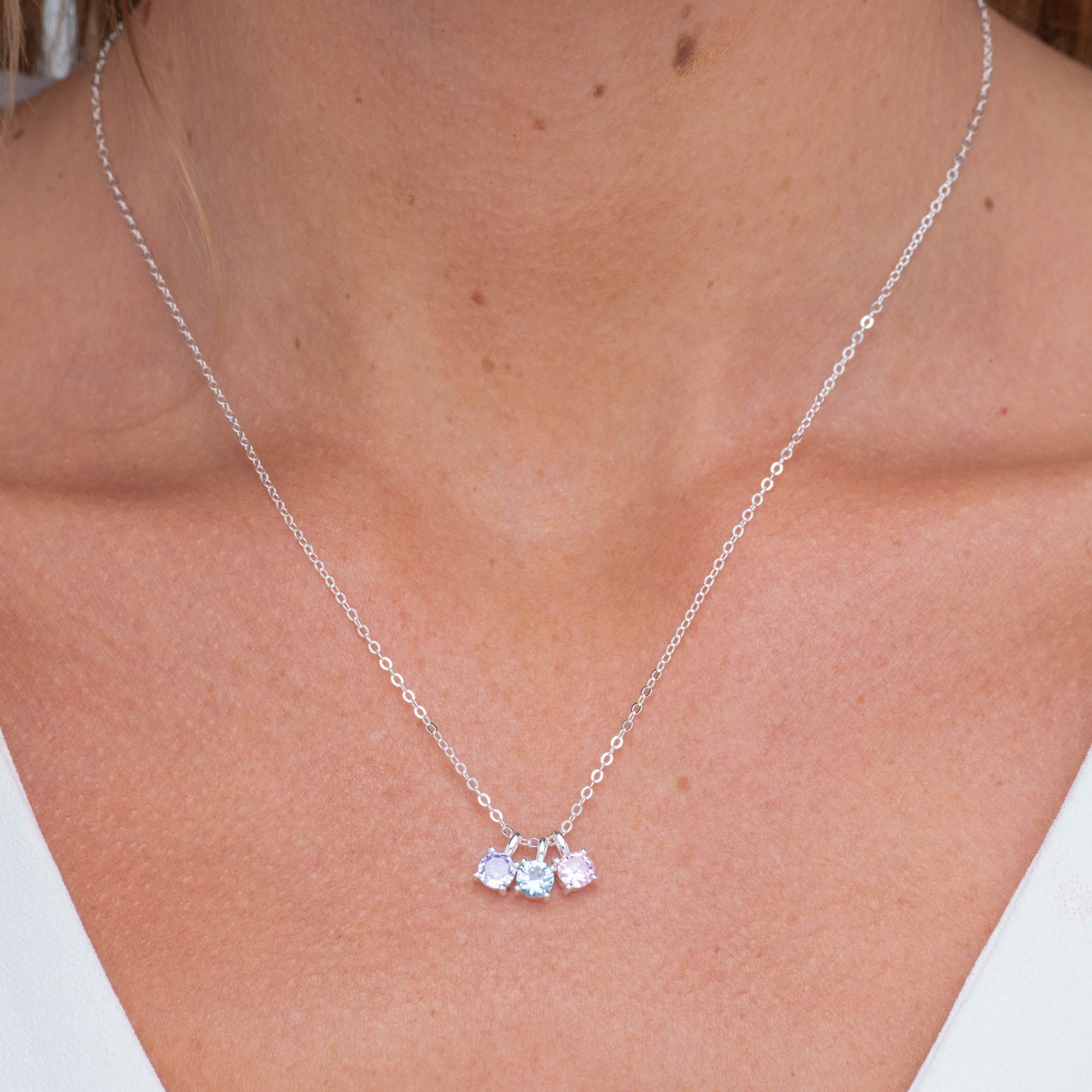 Classic Birthstone Necklace June - Camile & Stone