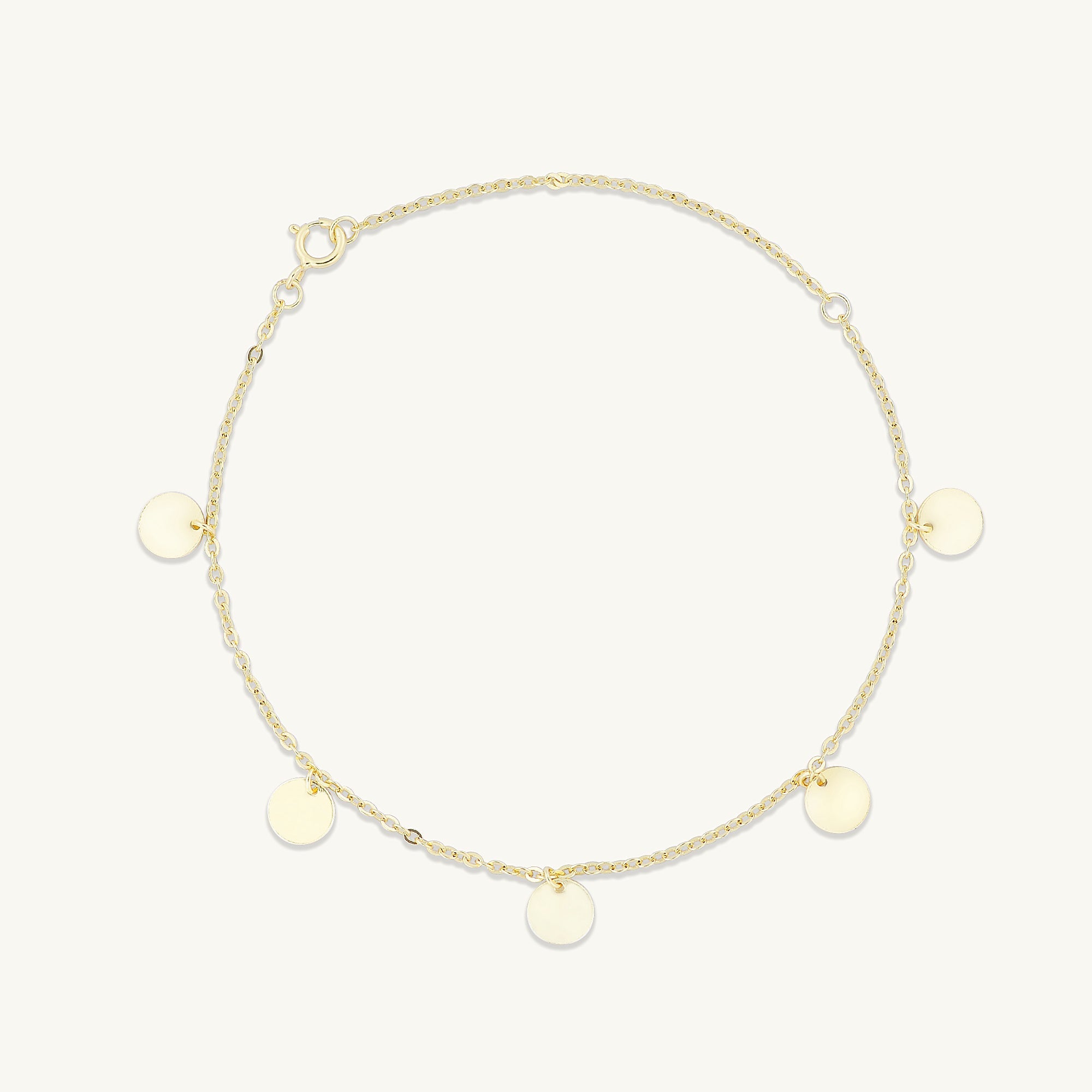 Disc Chain Stacking Bracelet - Camile & Stone