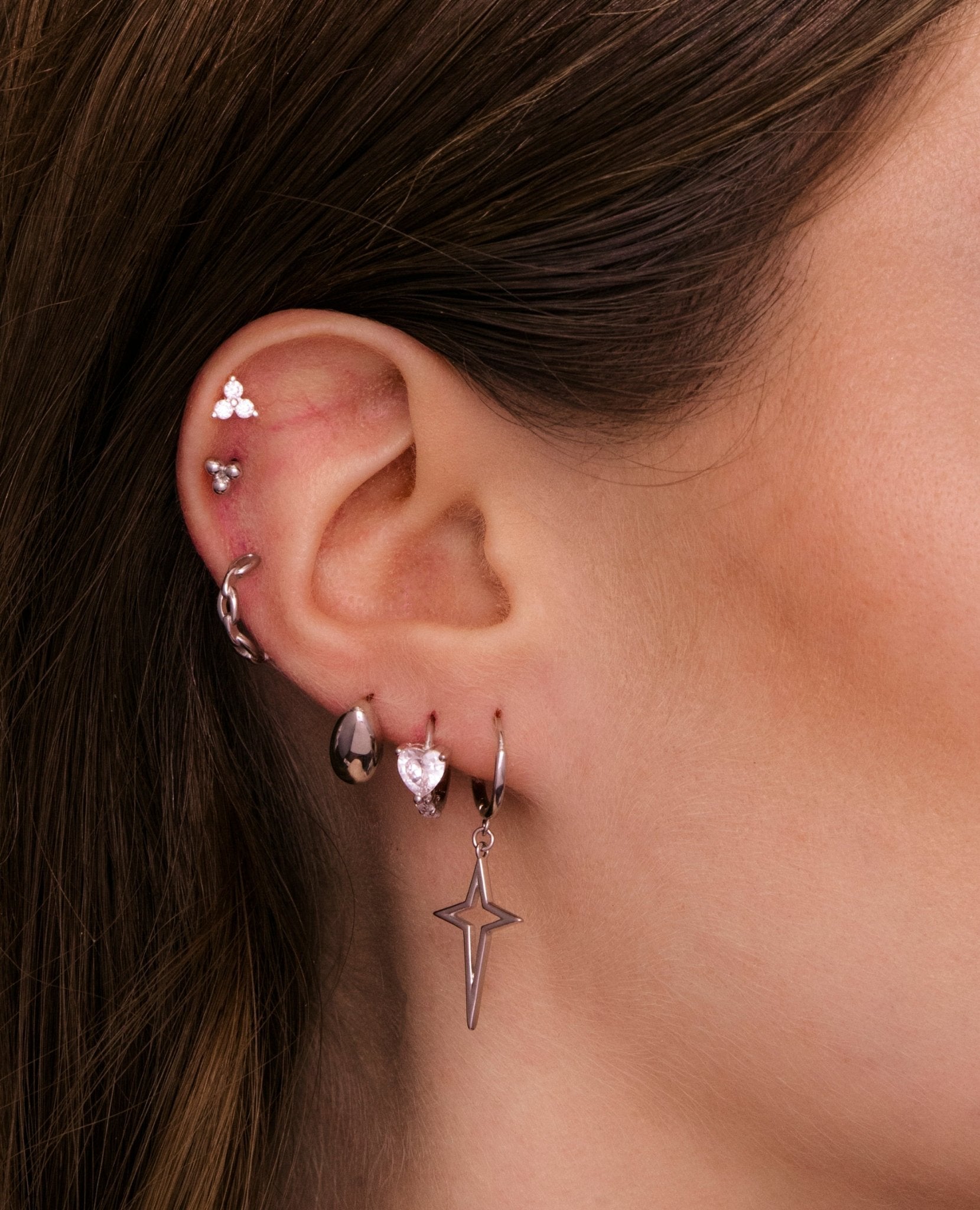 Dome Waterdrop Stud Earrings - Camile & Stone