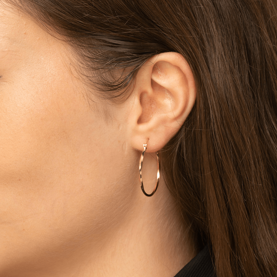 Large Swirl Hoop Earrings - Camile & Stone
