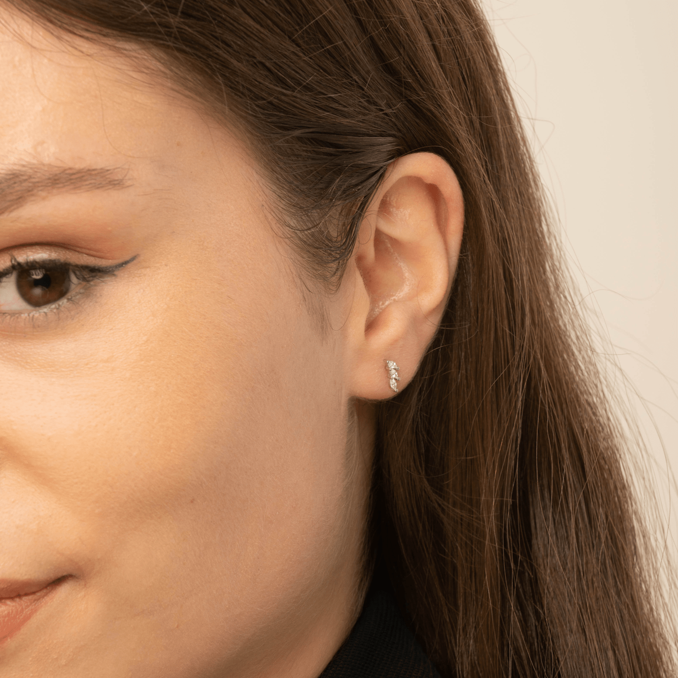 Marquise Cluster Sapphire Earrings - Camile & Stone