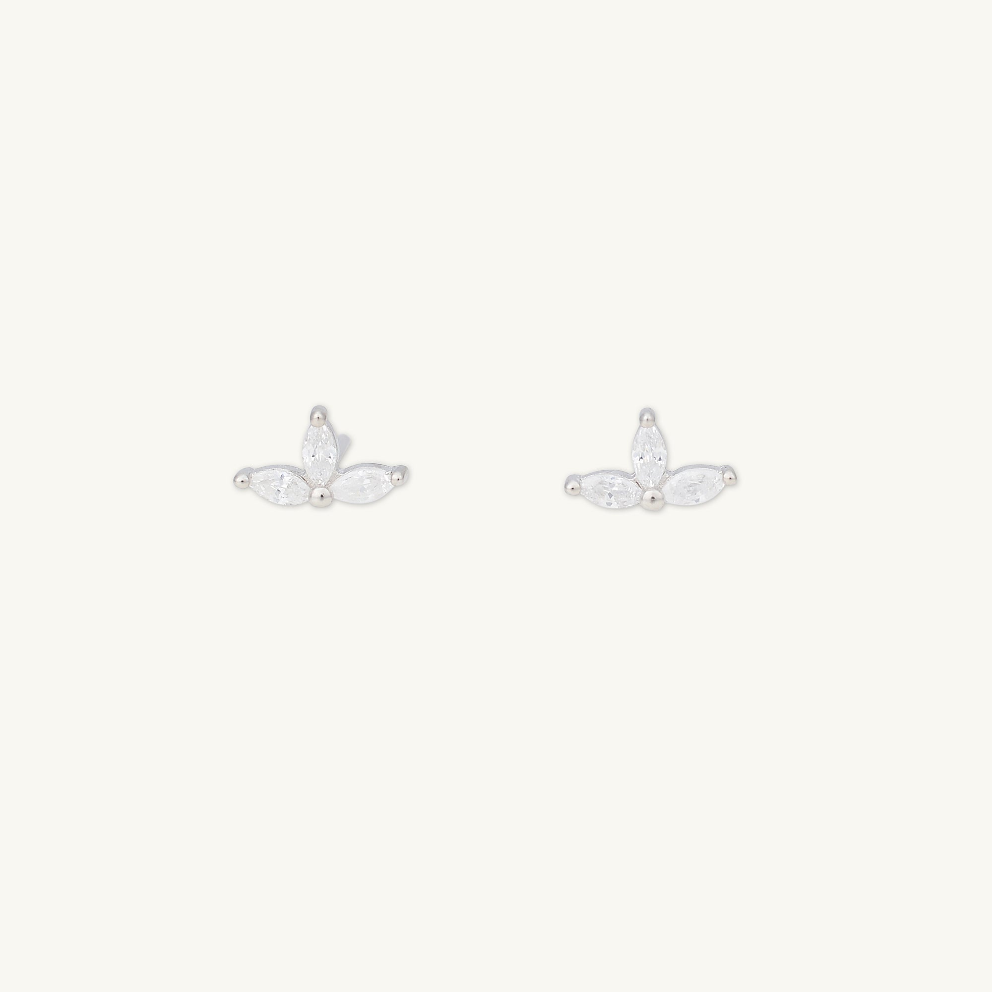 Marquise Lotus Sapphire Earrings - Camile & Stone
