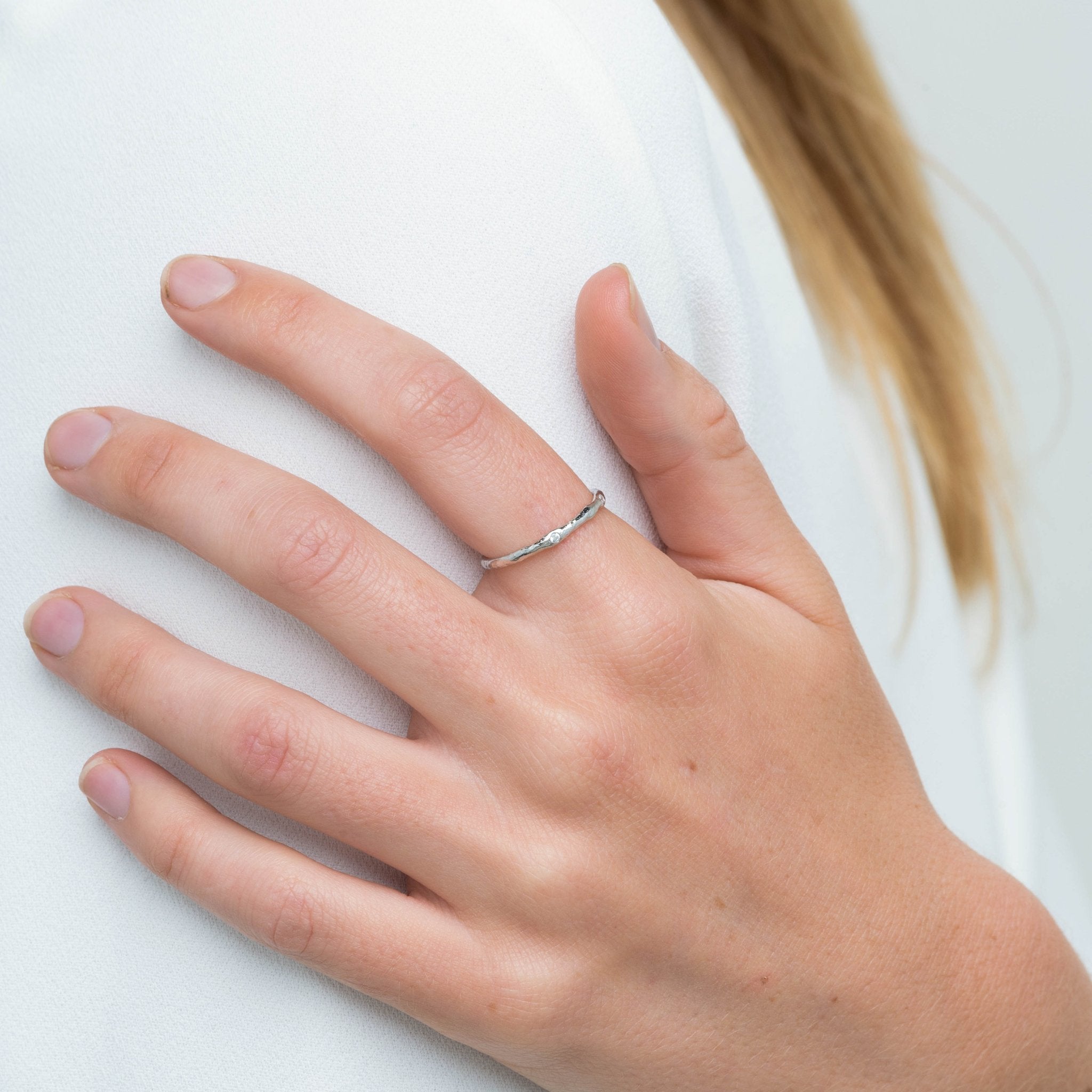 Molten Open Stacking Ring - Camile & Stone