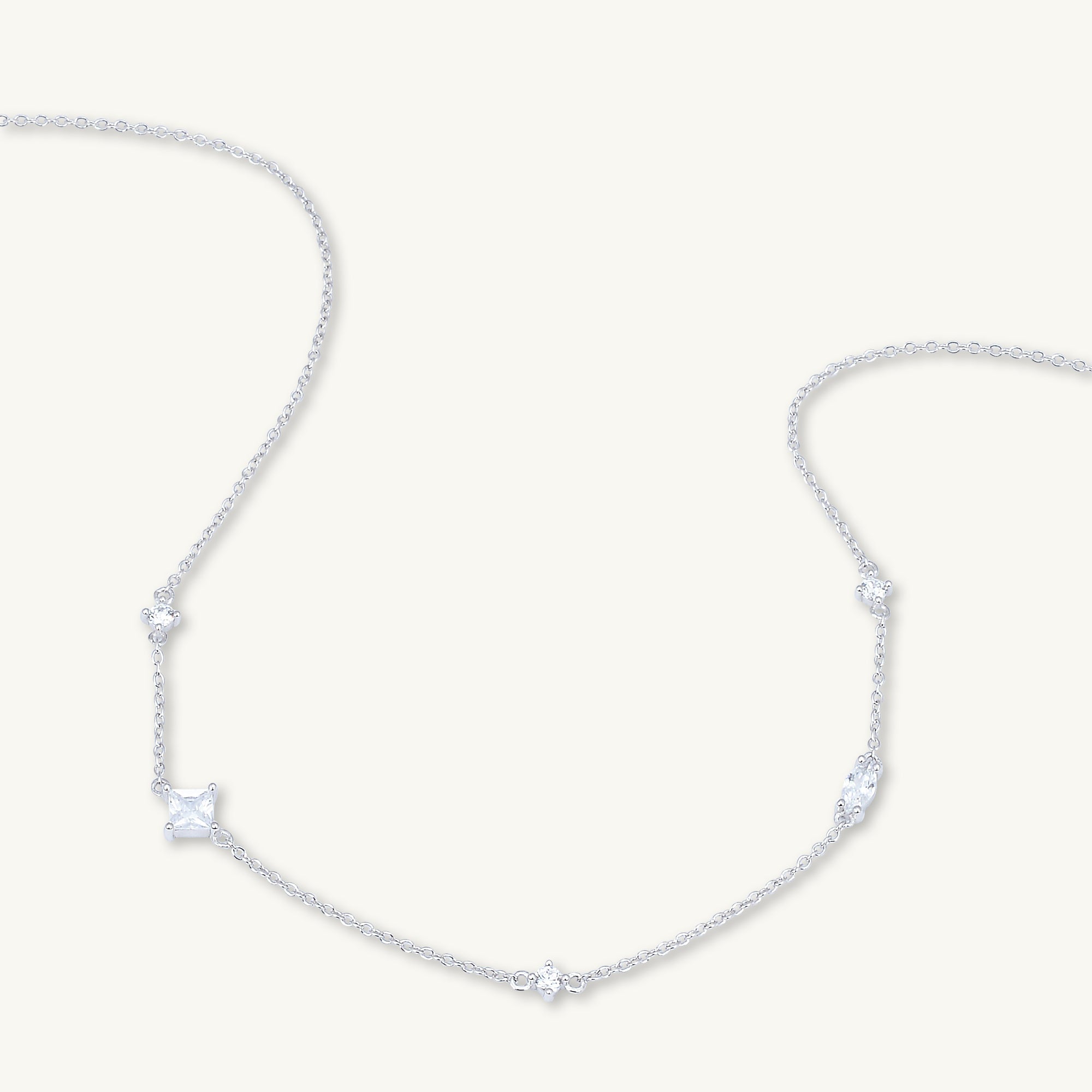 Multi Sapphire Layering Necklace - Camile & Stone