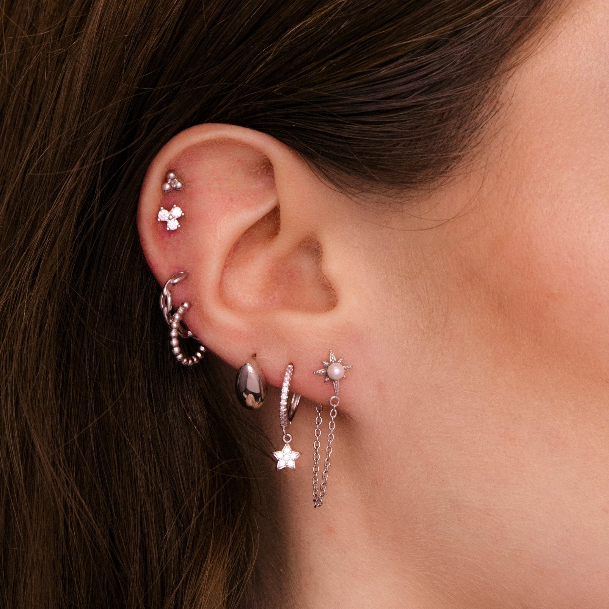 Starlight Pearl Dangling Earrings - Camile & Stone
